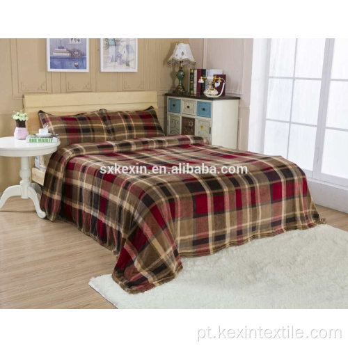 Roupa de cama de flanela 300gsm de espessura super macia